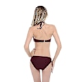 Miniatyrbild 3 av 5: Högmidjad Vintage Fringe Bikini Badkläder Polka Dots