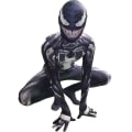 Miniatyrbilde 4 av 5: Venom Jumpsuit Barnedrakter for Gutter for Fancy Up Performance Kostyme 9-10 Years