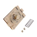Miniatyrbilde 1 av 5: Rektangulær form spenne vri lås vri låser DIY lær håndveske veske maskinvare tilbehør