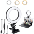 Miniatyrbilde 1 av 5: Videokonferanseringsringlys for bedre belysning
