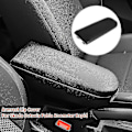 Miniatyrbilde 2 av 5: Armlenestoppdeksel Senterkonsoll Armlenest Oppbevaringsboks Loksdeksel For Skoda Octavia Fabia Roomster Rapid Soft Cloth