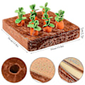 Pikkukuva 5 / 5: Carrot Farm Toys - Pehmeä Porkkana Pull Out Koiran Snuffle Matot