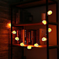 Miniatyrbild 2 av 4: 1,8 m 10 LED-lampor Pumpa Lykta Strängljus för Påsk
