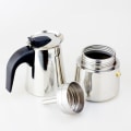 Miniatyrbild 3 av 4: Moka-kaffebryggare i rostfritt stål Espresso Perkolator