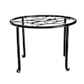 Miniatyrbillede 4 af 5: Hotsalg 2023 Heavy Duty 5 stk. Blomsterpottestativer Jern