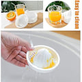 Miniatyrbillede 2 af 4: Manuel Citrus Presse Saftpresser Si Strainer Skål 230ml 8.1oz