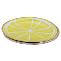 Miniatyrbild 3 av 5: 8 stycken engångspappersplattor i citronstil för födelsedagsfestleverantör 23 cm