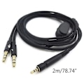 Pikkukuva 5 / 5: Sennheiser- Game Zero PC 373D GSP350:n korvaava äänikaapeli Single plug version