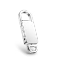 Miniatyrbillede 1 af 5: 8 GB Digital Nøglering Optager Sølv