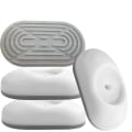 Miniatyrbilde 1 av 5: Babygrindbeskyttersett for vegg, utvidelse for trappegrind, hvit sikkerhetsbeskytter for vegg