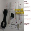 Miniatyrbillede 2 af 4: Digital TV-antenne til HDTV DVB-T/DVB-T2 470MHz-860MHz Udendørs TV-antenne Digital Forstærket HDTV -gt