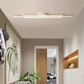 Miniatyrbillede 4 af 5: 80cm LED Loftlampe Geometrisk Design Sort Hvid Minimalistisk