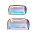 Miniatyrbillede 1 af 4: Holografisk Makeuptaske Laser Kosmetikpose Transparent Toilettaske