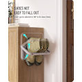 Miniatyrbilde 2 av 4: 4 stk. Foldbar Veggmontert Skostativ, Foldbart Skostativ Hengende Hylle For Skooppbevaring, 4 stk. Grå-hyj