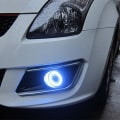 Miniatyrbilde 3 av 5: 64mm/76mm/89mm 30W Lyssterke LED COB Angel Eyes DRL Lys
