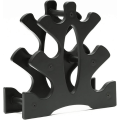 Miniatyrbillede 1 af 5: 1 stk Lille Dumbbell Stativ, 3-lags Dumbbell Organizer, Hjemme Skole Sports Trænings Tilbehør (sort)