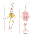 Miniatyrbillede 2 af 5: Sød Påskehare Børnevedhæng Håndlavet Håndværk Festival Party Ornament Hjem Desktop Butikvindue
