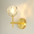Miniatyrbillede 3 af 5: LED Moderne Vægslampe Krystal Guld Soveværelse Jern 7w