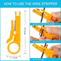 Miniatyrbilde 4 av 5: 400 stk T-tap Wire Terminals Selv-avskallende Hurtigkoblingsplugger