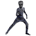 Miniatyrbilde 3 av 4: Panther Kostyme Barn Gutter Superhelt Fancy Up Jumpsuit Performance Bodysuit G 8-9 Years