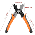 Miniatyrbilde 3 av 5: Wire Stripper, Stripping og Crimping Tang, Multifunksjonell Wire Stripping og Crimping Tang, Crimping og Crimping Tang, Elektrikers Håndtang
