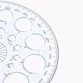 Miniatyrbillede 4 af 5: Multifunktionel Geometrisk Lineal, Geometrisk Tegne Skabelon, Måleværktøj Til Skole, Kontor, Arkitekturforsyning