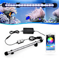 Miniatyrbillede 1 af 4: Zhongji 19cm-59cm Akvarium LED Belysning Bluetooth App