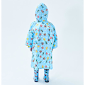 Pikkukuva 4 / 5: Lasten Sadevaatteet, 3D Piirretty Lasten Taaperon Sadetakki Takki Poncho Pojalle Tytölle (Keltainen Leipä) Blue Car XL