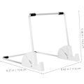 Miniatyrbillede 2 af 8: Bærbart Kunstbord Stativ Lys Whiteboard Rack til Tablets Maleri