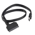 Miniatyrbilde 1 av 5: Strøm eSATA 5V 12V Combo til 22-pin SATA HDD Adapterkabel