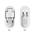 Miniatyrbilde 5 av 5: Hoco C16 5V 2.4A Smart Timing Dobbel USB-lader med sammenleggbar plugg