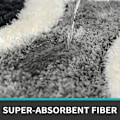 Miniatyrbild 5 av 5: Badmatta, Absorberande Halksäker Mikrofiber Duschmatta 50x80cm Maskintvättbar Badrumsmatta
