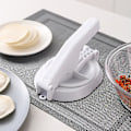 Miniatyrbilde 3 av 4: Dumpling Skin Easy Maker - Manuell Dumpling Wrapper Maker, Wonton Deigpresser Beige