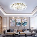 Miniatyrbilde 2 av 5: 4-lys 5-lys 40 cm Unik Design Flush Mount Lys