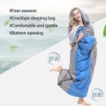Pikkukuva 2 / 3: 1,35 kg:n nukkumispussi, telttailu, simpukkamalli, vaellus