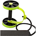 Miniatyrbillede 2 af 3: Full Body Power Workout Maskine Modstandsband Ab Wheels Roller