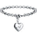 Miniatyrbillede 1 af 5: Charm Armbånd Rustfrit Stål 26 Bogstaver Alfabetisk Armbånd Til Kvinder, Dag
