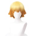 Miniatyrbild 4 av 5: Demon Slayer Agatsuma Zenitsu Kostym Set Anime M Outfits with Wig