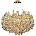 Miniatyrbillede 4 af 5: 60cm Unik Design Lysekrone Aluminium Led Nordisk Stil