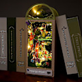 Miniatyrbillede 3 af 5: DIY Bog Nook Miniature Kit 3D Træpuslespil Firefly Forest