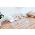 Miniatyrbillede 5 af 5: Transparent Kosmetik Opbevaringsboks Bomuldspind Pude Organizer