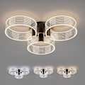 Miniatyrbilde 2 av 5: LED Taklampe med Dimmer 30W 50W Flush Mount Bryter