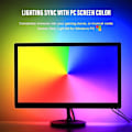 Miniatyrbild 4 av 5: LED-remsor RGBIC Smart PC-skärm Synkronisering