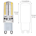 Miniatyrbillede 5 af 5: G9 Dæmpbar LED Bi-pin Majs Pære 72led 600lm 5w