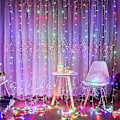 Miniatyrbild 2 av 5: Julbröllop 3mx2m 240LEDs Vit Flerfärgad Ljus