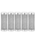 Miniatyrbillede 1 af 5: 5 stk. Akvarium Filter Indløbsgitter Rustfrit Stål Kurv Rejer Beskyttelse Metal Filter