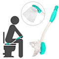 Miniatyrbillede 1 af 5: Toilet Selvrensningshjælpemidler Lang Rækkevidde Viskestykke Greb Hjælper Papirholder Undgå at Bøjning Over Værktøj til Gravide Ældre (haoyi) A-yuhao