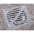 Miniatyrbillede 2 af 3: 2 stk. Rustfrit Stål Bruserafløb Stor Kaliber Badeværelse Gulvafløb, Afløbsrist, Bruserafløb, Sølv, 15 * 15cm