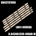 Miniatyrbilde 1 av 5: LED-list for Samsung UE43TU7100 UN43TU7000 UE43TU8000 UE43TU7000 UN43TU8000 UN43TU8200 UN43TU700DF BN96-50319A BN96-50320A 6 PCS For 1 TV