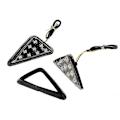 Miniatyrbillede 2 af 5: 2 stk Blinklys, Amber Led Blinklys, 12v Trekant Strobe Markering Lys Universal Gul Lys